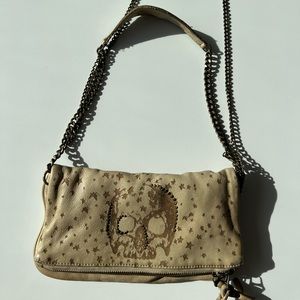 Zadig and Voltaire leather flap purse